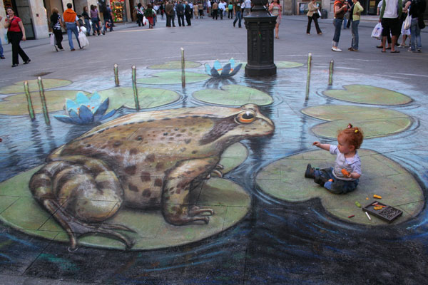 Julian Beever, world famous 3D pavement artist - Official website